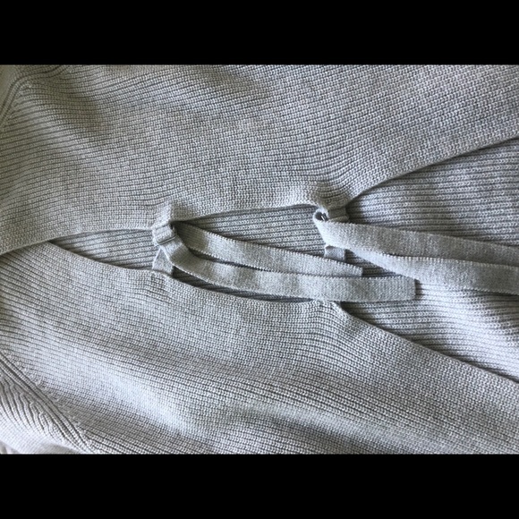 Helmet Lang Tie-Back Sweater - Picture 4 of 6